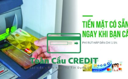 Những điểm rút tiền thẻ tín dụng khu vực Thái Hà