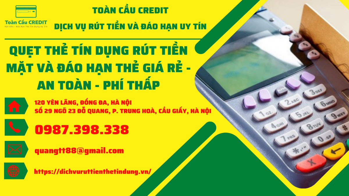 Đáo hạn thẻ tín dụng tại huyện Ứng Hòa